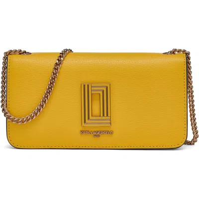 Karl Lagerfeld Paris Kosette Crossbody In Sunflower
