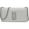 Karl Lagerfeld Paris Kosette Crossbody In Winter White/silver