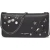 Karl Lagerfeld Paris Kosette Small Shoulder Bag In Black Metallic