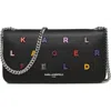Karl Lagerfeld Paris Kosette Small Shoulder Bag In Blk,cactus
