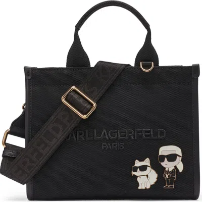 Karl Lagerfeld Paris Kristina Satchel In Black
