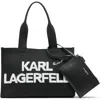 Karl Lagerfeld Paris Kristina Tote In Black