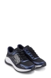 Karl Lagerfeld Paris Lace Up Sneaker In Black/navy