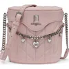 Karl Lagerfeld Paris Lafayette Crossbody In Pink