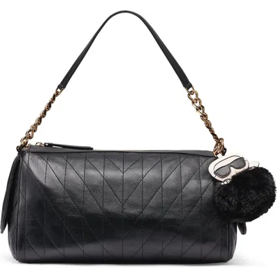 Karl Lagerfeld Paris Lafayette Satchel In Pink