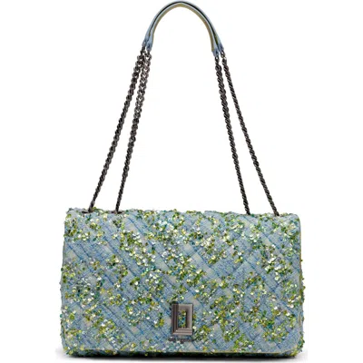 Karl Lagerfeld Paris Lafayette Shoulder In Blue