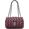 Karl Lagerfeld Paris Lafayette Shoulder Bag In Barolo Wine