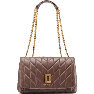 Karl Lagerfeld Paris Lafayette Shoulder In Brown
