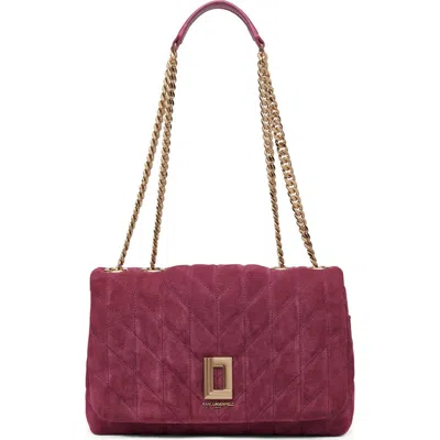 Karl Lagerfeld Paris Lafayette Shoulder In Burgundy