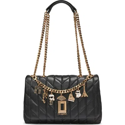 Karl Lagerfeld Paris Lafayette Shoulder In Black
