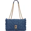 Karl Lagerfeld Paris Lafayette Shoulder In Washed Denim