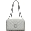 Karl Lagerfeld Paris Lafayette Shoulder In Winter White/silver