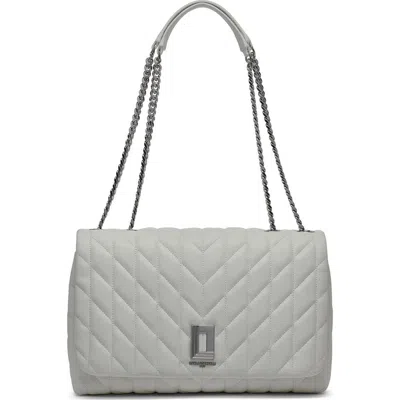 Karl Lagerfeld Paris Lafayette Shoulder In Winter White/silver