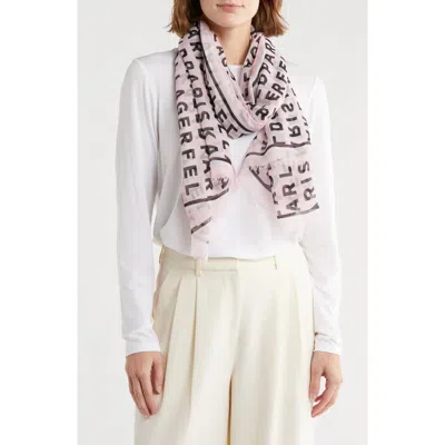 Karl Lagerfeld Paris Logo Wrap Scarf