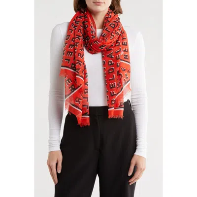 Karl Lagerfeld Paris Logo Wrap Scarf