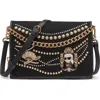 Karl Lagerfeld Paris Lourdes Crossbody In Black