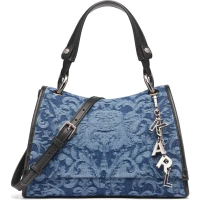Karl Lagerfeld Paris Luciene Shoulder In Blue