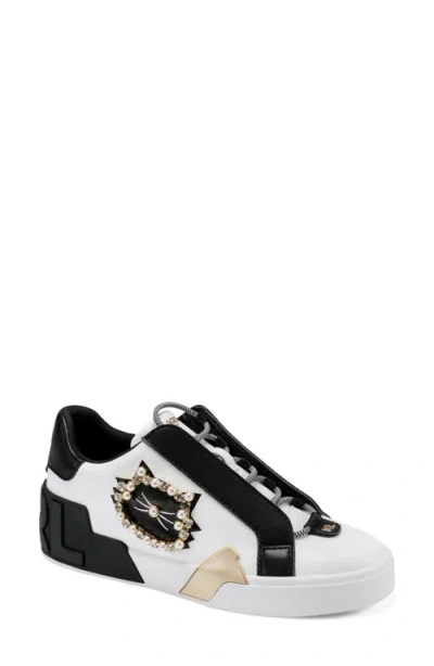 Karl Lagerfeld Paris Madisyn Slip-on Sneaker In Multi