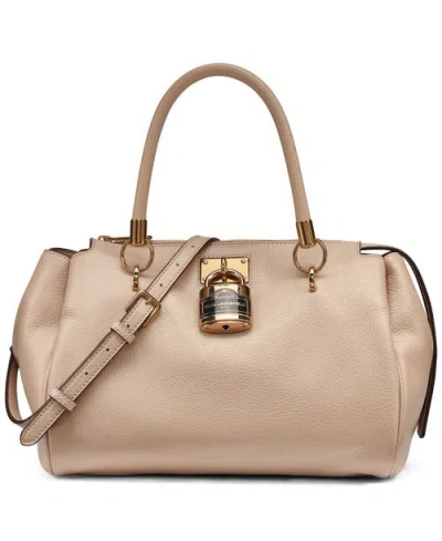Karl Lagerfeld Paris Maelynn Satchel In White Pepper