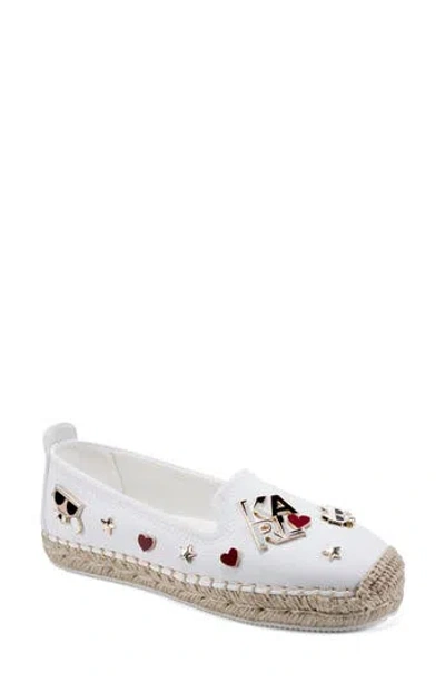 Karl Lagerfeld Paris Malvie Espadrille Flat In Multi