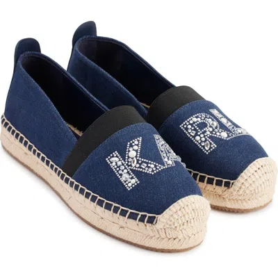 Karl Lagerfeld Manika Espadrille Loafer In Denim,navy