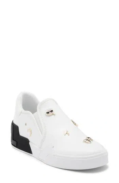 Karl Lagerfeld Paris Maude Slip-on Sneaker In White