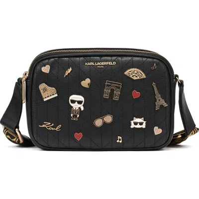 Karl Lagerfeld Paris Maybelle Crossbody In Black