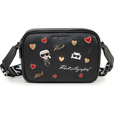 Karl Lagerfeld Paris Maybelle Crossbody In Multi/black