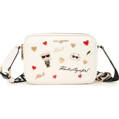 Karl Lagerfeld Paris Maybelle Crossbody In Multi/white