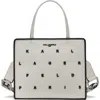 Karl Lagerfeld Paris Maybelle Satchel In Gray