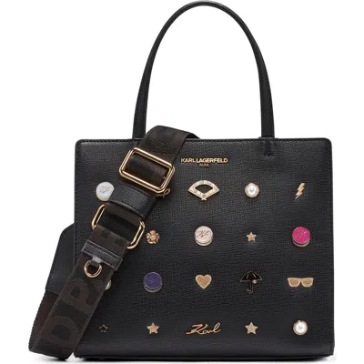 Karl Lagerfeld Paris Maybelle Satchel In Multi
