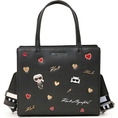 Karl Lagerfeld Maybelle Satchel In Multi,black