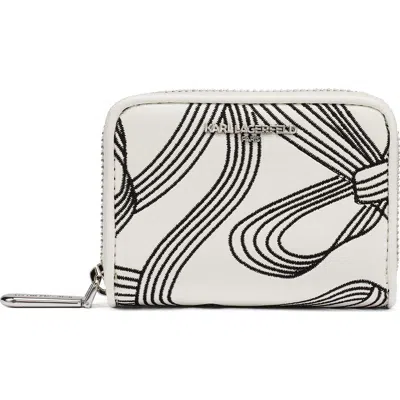 Karl Lagerfeld Paris Maybelle Wallet In White