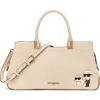 Karl Lagerfeld Paris Meribel Satchel In Brown