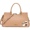 Karl Lagerfeld Paris Meribel Satchel In Brown