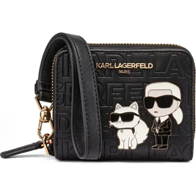 Karl Lagerfeld Paris Meribel Wallet In Black