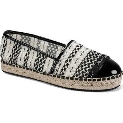 Karl Lagerfeld Paris Millicent Espadrille Flat In Multi