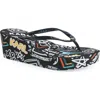 Karl Lagerfeld Paris Nola Graffiti Platform Flip Flop In Black Multi