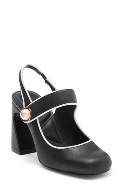 Karl Lagerfeld Paris Piermont Slingblack Pump In Black