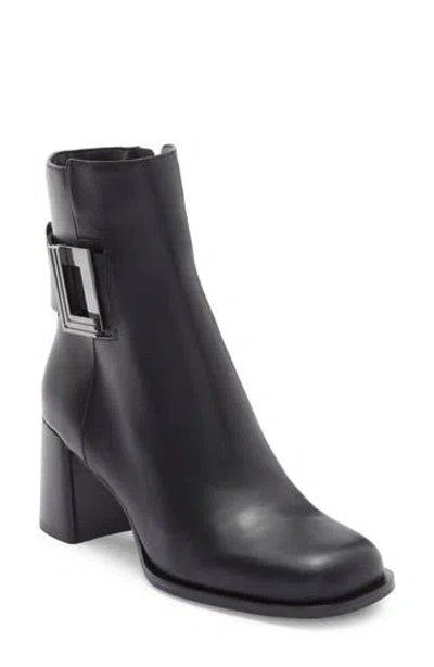 Karl Lagerfeld Paris Pomona Square Toe Boot In Black