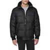 Karl Lagerfeld Paris Puffer Jacket In Black