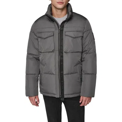KARL LAGERFELD KARL LAGERFELD PARIS QUILTED PUFFER JACKET
