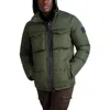 Karl Lagerfeld Paris Quilted Puffer Jacket In Green