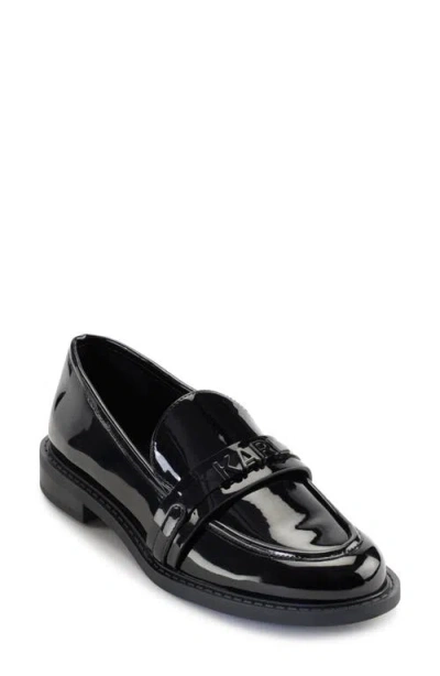 Karl Lagerfeld Paris Randall Loafer In Black/ Smoke