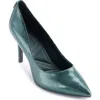 Karl Lagerfeld Paris Rosalyn Pointed Toe Slingback Pump In Forest Green