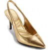 KARL LAGERFELD KARL LAGERFELD PARIS ROSALYN SLINGBACK POINTED TOE PUMP