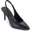 Karl Lagerfeld Paris Rosalyn Slingback Pointed Toe Pump In Black