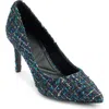Karl Lagerfeld Paris Royale Ankle Strap Sandal In Black Multi