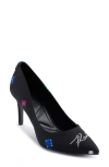 Karl Lagerfeld Women's Royale Jewels High Pumps In Black Multi