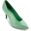 Karl Lagerfeld Royale Pointed Toe Pump In Hemlock